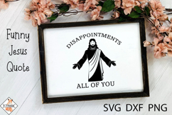 Funny Jesus Quote SVG | Christian Design Product Image 1