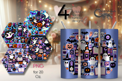 Funny Halloween | Cute Skinny tumbler sublimation Product Image 1
