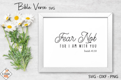 Fear Not Bible Verse SVG | Christian Design Product Image 1