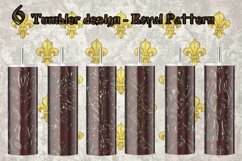 Tumbler - Royal Pattern l 6 tumbler designs, JPG Product Image 1