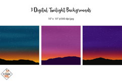 Twilight Digital Landscape backgrounds Product Image 1
