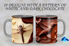 Mugs I 10 designs of white and dark chocolate, JPG Product Image 1