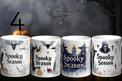 Spooky Halloween | 4 Sublimation Mug designs PLUS Product Image 1