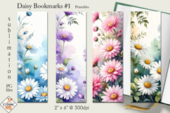Daisy Bookmark Designs #1| Printables Product Image 1