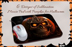 Mouse Pad I 4 Designs with Pumpkin for Halloween, PNG Product Image 1