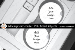 Car Coaster Mockup | PSD Smart Object Product Image 1