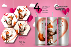 Valentine atmosphere | 4 love Skinny tumbler designs Product Image 1