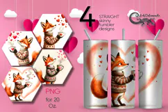 Valentine atmosphere | 4 love Skinny tumbler designs Product Image 1