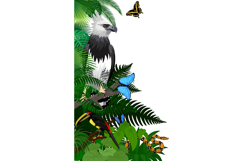Jungle Animals Corner &amp; Border Clipart Bundle Product Image 4