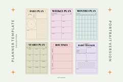 Printable Daily, Project, Goal Planner Template Set Product Image 3