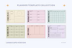 Printable Daily, Project, Goal Planner Template Set Product Image 6