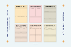 Printable Gratitude &amp; Manifestation Planner Templates Product Image 3