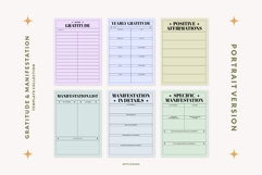 Printable Gratitude &amp; Manifestation Planner Templates Product Image 4