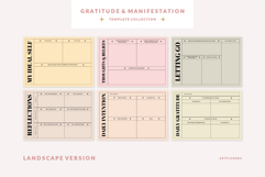 Printable Gratitude &amp; Manifestation Planner Templates Product Image 6
