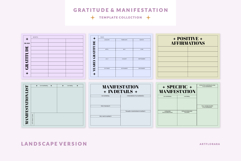 Printable Gratitude &amp; Manifestation Planner Templates Product Image 7