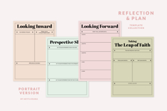 Printable Reflection &amp; Planner Template Set Product Image 3
