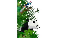 Jungle Animals Corner &amp; Border Clipart Bundle Product Image 6