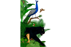 Jungle Animals Corner &amp; Border Clipart Bundle Product Image 7