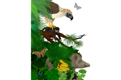 Jungle Animals Corner &amp; Border Clipart Bundle Product Image 8