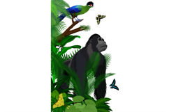 Jungle Animals Corner &amp; Border Clipart Bundle Product Image 9