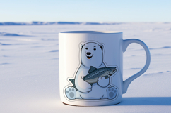 Set of vector cute kid animals of USA Product Image 9