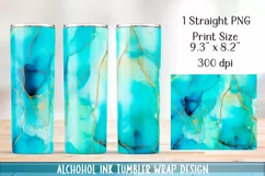 Alcohol ink Tumbler Design Sublimation. 20 oz, PNG. Product Image 5