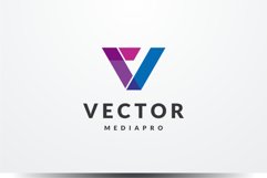 Vector media - Letter V Logo Product Image 1