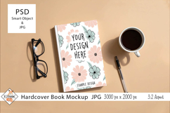 Hardcover Book Mockup | PSD Smart Object Product Image 1