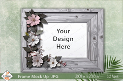 Floral Frame Mockup Photo JPG | Background Product Image 1
