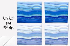 Sea vibes Tumbler Wraps Sublimation. 20 oz, PNG. Product Image 4