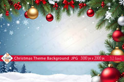 Christmas Theme Background jpg Product Image 1