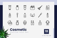 Cosmetic Outline Icon Set Product Image 1