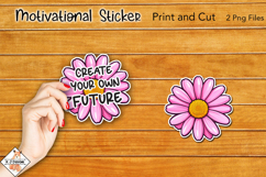 Motivational Quote Sticker | Print and Cut Product Image 1