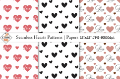 Seamless Heart Patterns | Papers Product Image 1