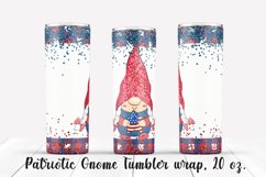 Patriotic Gnome Tumbler design. BUNDLE. Sublimation PNG, Product Image 7