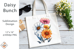Daisy Bunch Sublimation Design Product Image 1