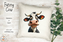 Funny Cow Sublimation Design Product Image 1