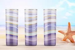 Purple pearls Tumbler Wraps Sublimation. 20 oz, PNG. Product Image 2