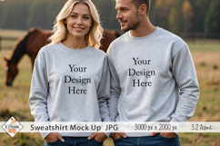 Country Sweat Shirt Mock Up Photo JPG | Background Product Image 1