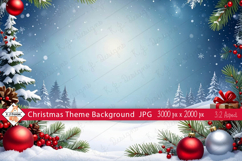 Christmas Theme Background jpg Product Image 1