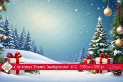 Christmas Theme Background jpg Product Image 1