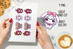 Cute pets in funny hoods printable stickers|Kawaii animals. Product Image 2
