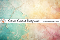 Colored Cracked Background JPG Product Image 1