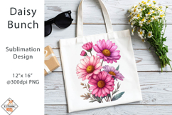 Daisy Bunch Sublimation Design Product Image 1