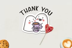 Cute Kawaii Halloween printable stickers. PNG, JPG. Product Image 4