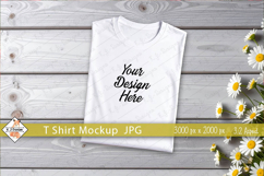 T Shirt Mock Up Photo JPG Background Product Image 1