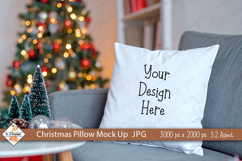 Christmas Pillow #4 Mockup Photo JPG | Background Product Image 1