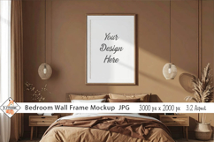 Bedroom Wall Frame Mockup Background jpg Product Image 1