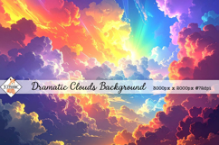 Dramatic Cloud Background jpg Product Image 1