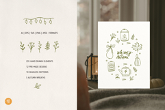 Autumn Charme Hand Drawn Doodle Set Product Image 3